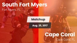 Matchup: South Fort Myers vs. Cape Coral  2017