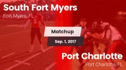 Matchup: South Fort Myers vs. Port Charlotte  2017
