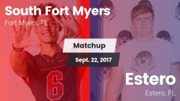 Matchup: South Fort Myers vs. Estero  2017