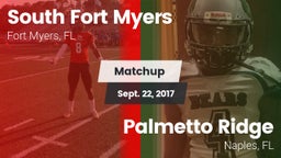 Matchup: South Fort Myers vs. Palmetto Ridge  2017
