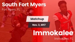 Matchup: South Fort Myers vs. Immokalee  2017
