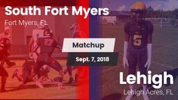 Matchup: South Fort Myers vs. Lehigh  2018
