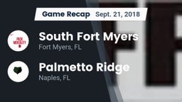 Recap: South Fort Myers  vs. Palmetto Ridge  2018