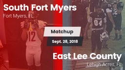 Matchup: South Fort Myers vs. East Lee County  2018