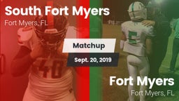 Matchup: South Fort Myers vs. Fort Myers  2019