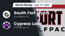 Recap: South Fort Myers  vs. Cypress Lake  2021