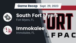 Recap: South Fort Myers  vs. Immokalee  2023