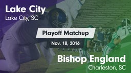 Matchup: Lake City vs. Bishop England  2016