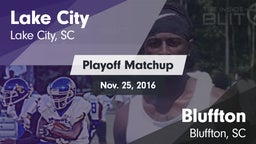 Matchup: Lake City vs. Bluffton  2016