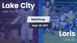 Matchup: Lake City vs. Loris  2017