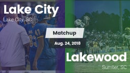 Matchup: Lake City vs. Lakewood  2018