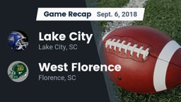 Recap: Lake City  vs. West Florence  2018