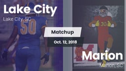 Matchup: Lake City vs. Marion  2018
