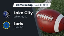 Recap: Lake City  vs. Loris  2018