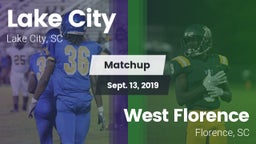 Matchup: Lake City vs. West Florence  2019