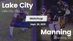 Matchup: Lake City vs. Manning  2019
