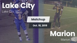 Matchup: Lake City vs. Marion  2019