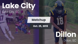 Matchup: Lake City vs. Dillon  2019