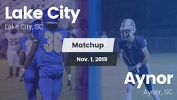 Matchup: Lake City vs. Aynor  2019