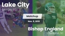 Matchup: Lake City vs. Bishop England  2019