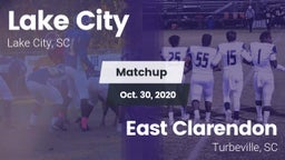 Matchup: Lake City vs. East Clarendon  2020