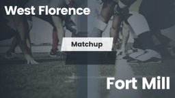 Matchup: West Florence vs. Fort Mill  2016