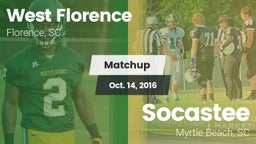 Matchup: West Florence vs. Socastee  2016
