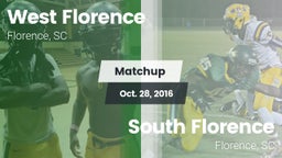 Matchup: West Florence vs. South Florence  2016