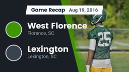 Recap: West Florence  vs. Lexington  2016
