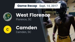 Recap: West Florence  vs. Camden  2017