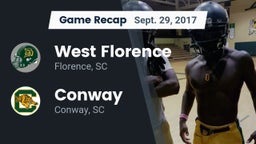 Recap: West Florence  vs. Conway  2017