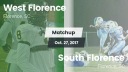 Matchup: West Florence vs. South Florence  2017
