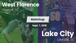 Matchup: West Florence vs. Lake City  2018