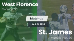Matchup: West Florence vs. St. James  2018