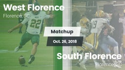 Matchup: West Florence vs. South Florence  2018