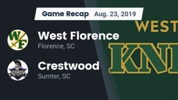 Recap: West Florence  vs. Crestwood  2019