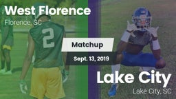Matchup: West Florence vs. Lake City  2019