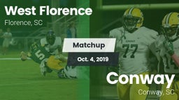 Matchup: West Florence vs. Conway  2019