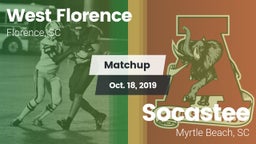 Matchup: West Florence vs. Socastee  2019