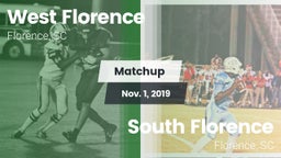 Matchup: West Florence vs. South Florence  2019