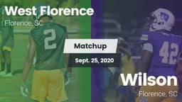Matchup: West Florence vs. Wilson  2020