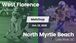 Matchup: West Florence vs. North Myrtle Beach  2020