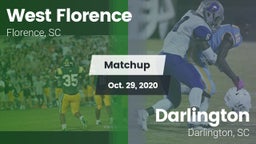 Matchup: West Florence vs. Darlington  2020