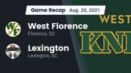 Recap: West Florence  vs. Lexington  2021