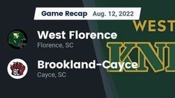 Recap: West Florence  vs. Brookland-Cayce  2022