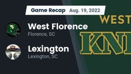 Recap: West Florence  vs. Lexington  2022