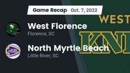 Recap: West Florence  vs. North Myrtle Beach  2022