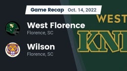 Recap: West Florence  vs. Wilson  2022