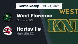 Recap: West Florence  vs. Hartsville  2022