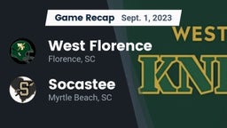 Recap: West Florence  vs. Socastee  2023